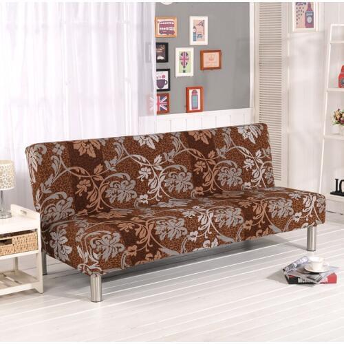 Monily Anti-dirty Sofa Cover Spandex Elasticly Bench Cover All-inclusive Wrap Tight No Armrest Folding Cover Stretch Couch Cover