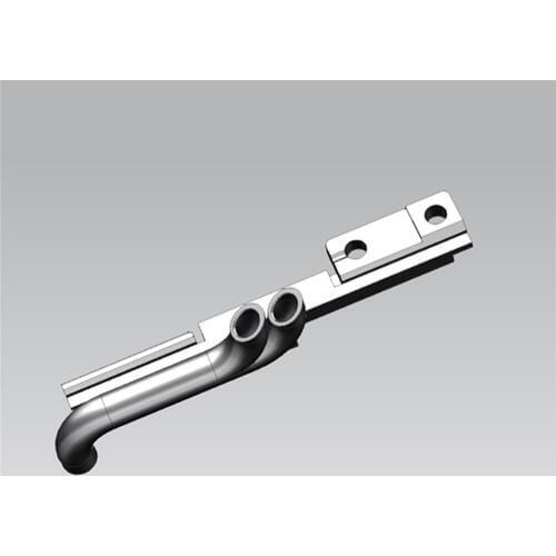 Unpainted Exhaust Pipe Assembly for TAMIYA 1/14 SCANIA R470 R620 RC Truck Tractor ABS Plastic Exhaust Pipe DIY Modified Car Part