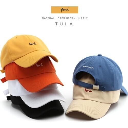 Simplicity Baseball Cap Letter Embroidery Snapback Hats for Men Women Sports Cotton Bonnet Caps All-match Hip Hop Cap Dad Hat