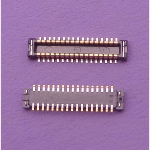 2pcs FPC connector for SAMSUNG G7102 G7106G7109 G7105 G7108V G530 LCD display screen on motherboard mainboard 34pin