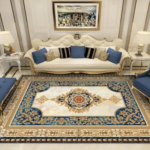 European style Luxurious Carpets For Living Room Bedroom Area Rugs Classic Turkey Study Large Carpet Sofa Coffee Table Floor Mat