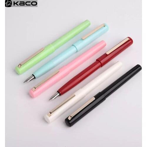 KACO MELLOW Fountain Pen Student Calligraphy Writing Pens For Office Stationery Business Simple Fountain Pens 2020 Newest