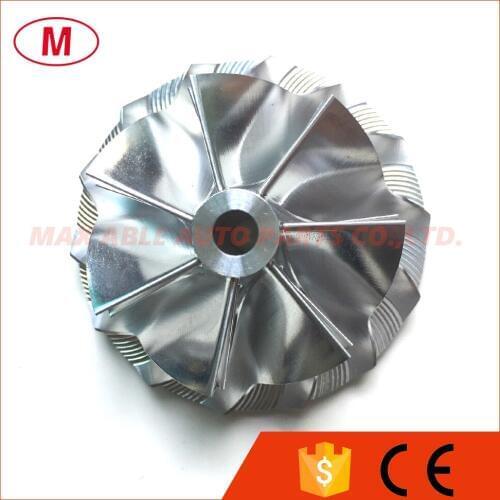 TD05H 49.33/65.00mm 7+7 blades Reverse Turbo Billet Compressor wheel/Turbocharger Aluminum 2618/Milling compressor wheel
