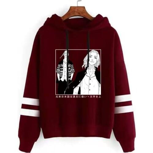 Tokyo Revengers Japan Anime Mikey Print Hoodies Graphic Men Hoodie Streetwear Harajuku Sweatshirts