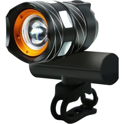 Bicycle Front Lamps T6 LED Lights USB Rechargeable Aluminum Alloy Cycling Handlebar Rainproof Lamp Road Bike Lights