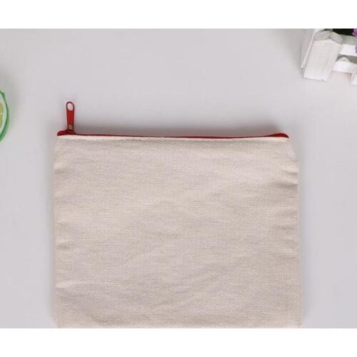 Vintage Canvas Zipper Pencil Cases Lovely Fabric Pen Bags School Supplies F20173443