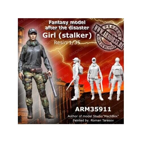 1/35 Resin Figures Huntress Soldier DIY self-assembled A-26