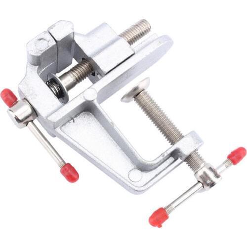 1 PC High Quality New 3.5 Inch Aluminum Small Jewelers Hobby Clamp On Table Bench Vise Mini Tool Vice P20