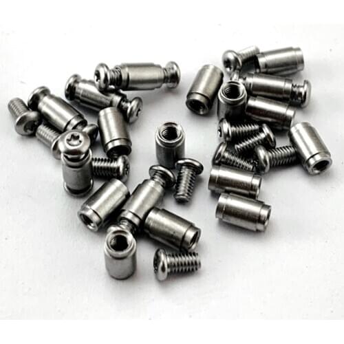 2pcs Knife handle screw Folding knife support shaft knife DIY screw Stop shaft