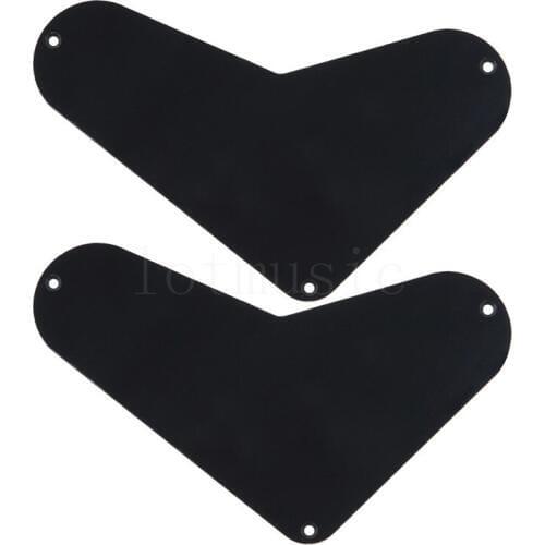 2 pcs Replacement PRS SE Electronics Backplate Cavity Cover ,3ply black
