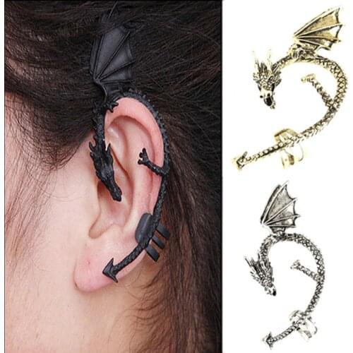 80% Hot Sales!!! 1Pc Ear Rings Durable Perfect Gift Convenient Carved Earrings Cuff Clips for Women
