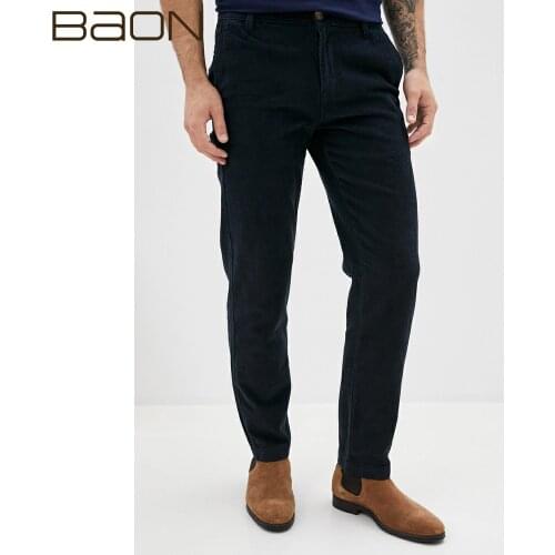 Мужские вельветовые брюки BAON China At AliExpress