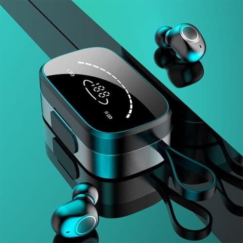 TWS Bluetooth Earphones 3500MAh LED Display Charging Box Wireless Headphones Sports Waterproof Earbuds Headsets