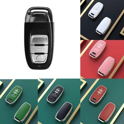 Car Key Cover Case Fob For Audi A1 A3 A4 A5 A6 A7 A8 Quattro Q3 Q5 Q7 2009 2010 2014 2012 2013 2015 2011 Auto Accessories
