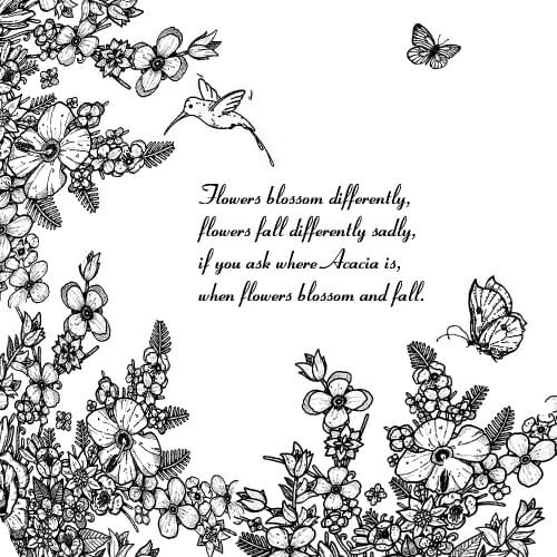 DABOXIBO Flower Bird Butterfly Clear Stamps Mold For DIY Scrapbooking Cards Making Decorate Crafts 2021 NEW Arrival