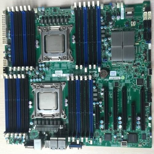 DHL EMS-freeshipping X9DRi-LN4F+ server motherboard C602 chipset LGA2011 without CPU tested working