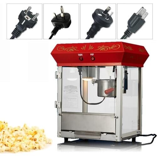 Electric Commercial Automatic Popcorn Machine Corn Bulking Machine Corn Popper With Insulation Function 680W 6 OZ