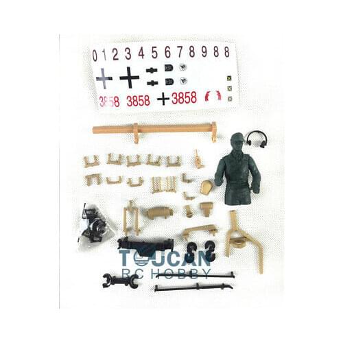Heng Long 1/16 Scale German IV F RC Tank 3858 Plastic Decoration Parts Bag TH00282-SMT4