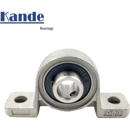 Kande Bearings KP08 2pcs KP08 Zinc Alloy Mounted Bore: 8mm Zinc Alloy Miniature Vertical Bearing
