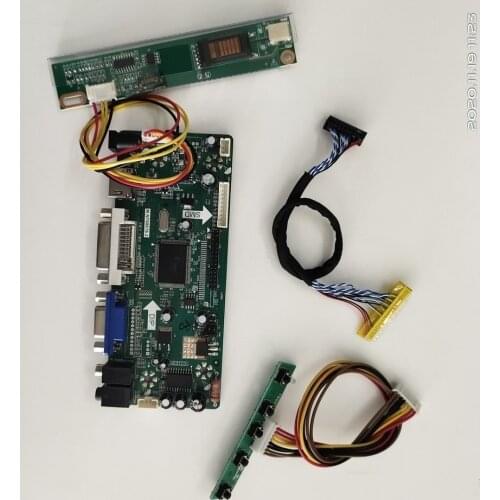 Kit for N141X7-L09/L03/L05/L07/L02/L04/L06 30pin Monitor 1024x768 LCD HDMI+DVI+VGA Display M.NT68676 Panel Controller Board