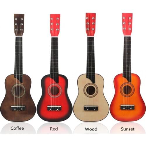 25 Inch Basswood Acoustic Guitar with Pick Strings for Children and Beginner Send gifts Musical Stringed Instrument hot