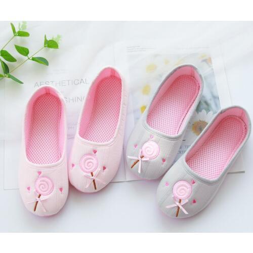 Millffy Spring and summer thin mesh cute lollipop bag with soft bottom waterproof non-slip home girls home shoes