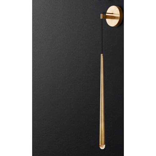 Wall lamp postmodern light luxury corridor background wall strip decoration Nordic living room minimalist wall lamp