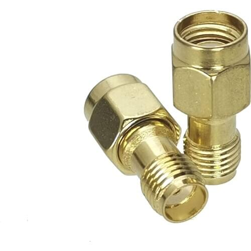 10pcs Conversion Adapter RP*SMA RP-SMA Male Jack to SMA Female Jack RF Connector for Antenna