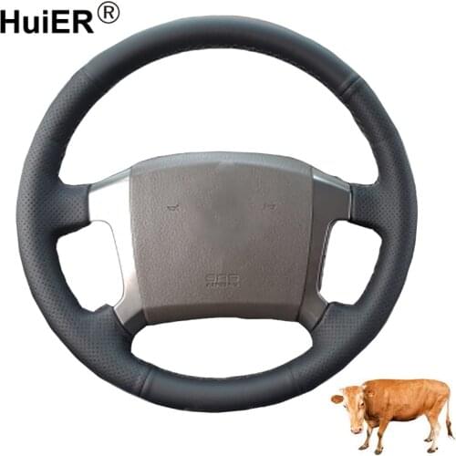 Hand Sewing Car Steering Wheel Cover Top Cow Leather For Kia Sorento 2004 2005 2006 2007 2008 Volant Funda Volante Stuurhoes