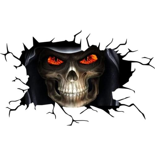 Rulemylife Halloween horror 3D window stickers car decal home decoration decal decor for party