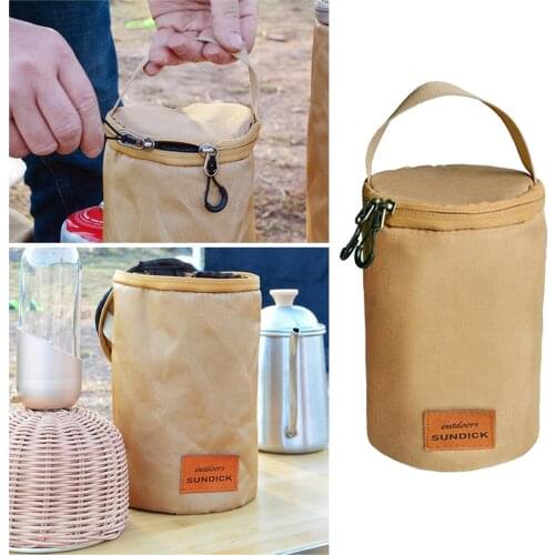 Outdoor Camping 900D Oxfold Cloth Antern Storage Cooking Gas Cylinder Cover Protective Pouch Canister Fuel Cylinder Storage Bag