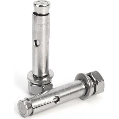 M6 M8 M10 304 Stainless Steel Expansion Screw Hoisting Expansion Bolt External Hexagon Reduction Belt Built-in Tension Explosion