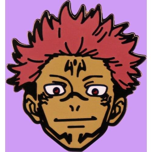 Japanese Cartoon Anime Jujutsu Kaisen Enamel Brooch Pin Backpack Hat Bag Collar Lapel Pins Badges Women Mens Fashion Jewelry