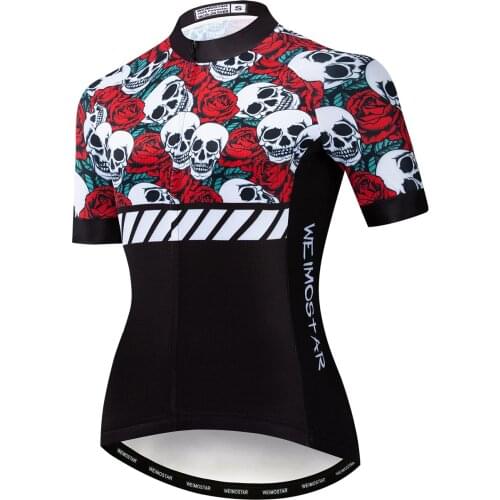 Women Cycling Jersey Breathable Bicycle Shirts Short Sleeve Mountain Bicycle Jerseys Quick Dry