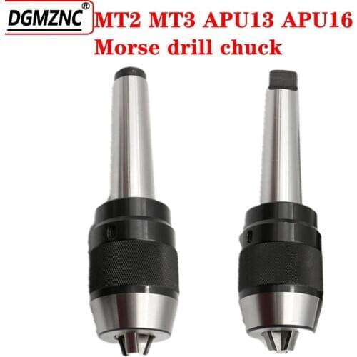 1pcs 100% new MT2 MT3 MT4 APU13 APU16 tool holder mt apu CNC integrated self-tightening lathe tools holder