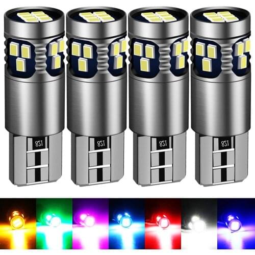 4pcs T10 LED W5W Canbus 194 168 Auto Wedge Clearance Lamp 6500K White No Error Led Bulb for BMW Mercedes Benz VW Audi Hyundai