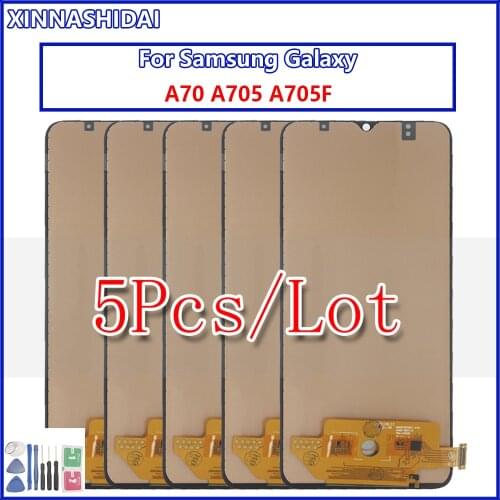 5pcs/lot LCD Display For Samsung Galaxy A70 LCD A705 A705F SM-A705MN Display Touch Screen Digitizer Assembly