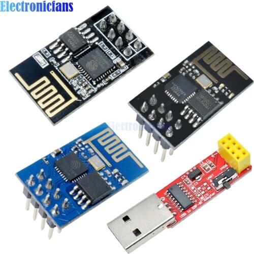 CH340 USB to ESP8266 Serial ESP-01 ESP-01S ESP01 ESP01S Wireless Wifi Developent Board Module for Arduino Programmer Adapter