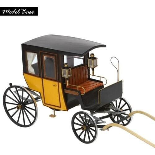 Wooden Boats models kits Adult Diy European Traditional Public Carriage Scale Model Ship 1/10 3d Laser Cut Wooden Ship Model Kit