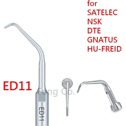ED11 Dental Ultrasonic Scaler Tips Scaling Endo Perio Fit SATELEC NSK DTE GNATUS HU-FREIDY Handpiece Dentist Teeth Whitening