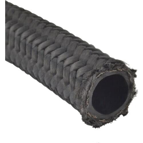 ESPEEDER 1M Universal AN4 AN6 AN8 AN10 AN12 Car Oil Hose Line Nylon-Stainless Steel Hose Fuel Line Oil Cooler Hose Engine Part