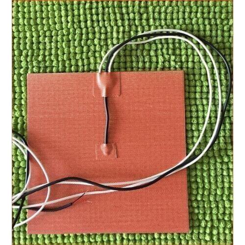 Custom made rilievo di riscaldamento elettrico 220 v 1000w con 3m adhesive/termistore ntc 400x400mm fabbricazione stampante pad