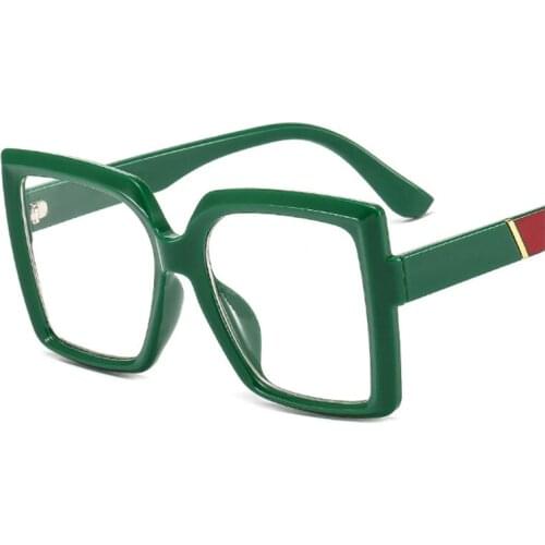 Square Oversized Brand Glasses Frames Men Women Fashion Computer Eyeglasses 50466