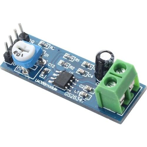 LM386 Audio Amplifier Module 200 Times 5-12V 10K Adjustable Resistance