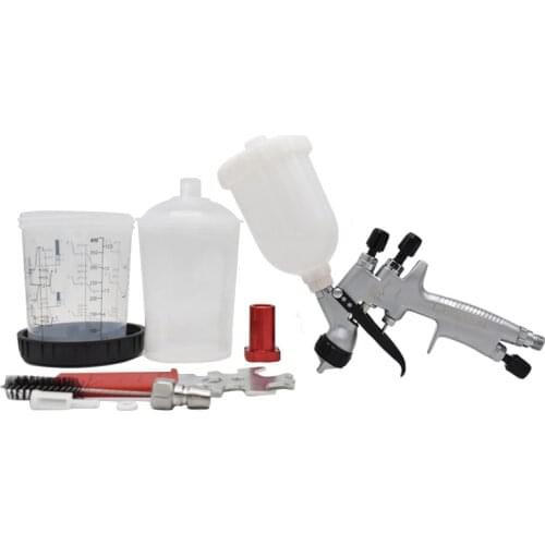 Hvlp paint spray gun 1.2mm 250ml cup Metal frame paint gun Pneumatic spray gun Suitable for Car truck paint spray