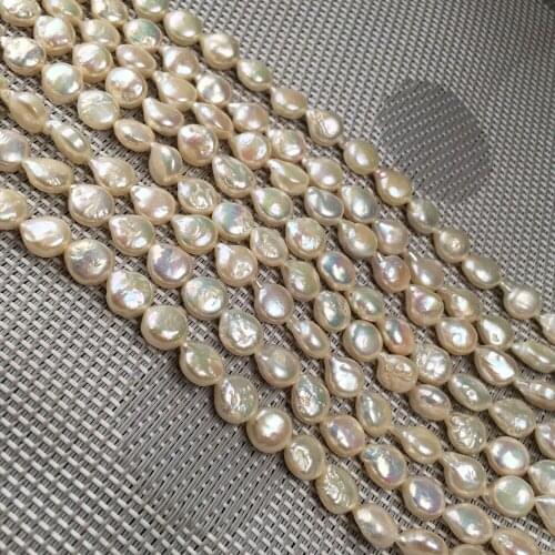 Natural Freshwater Pearl Beading irregular shape Isolation Punch Loose Beads For jewelry making DIY Necklace Bracelet Accessorie