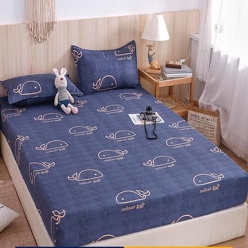 Stripe Fitted Sheet Mod Bed Cover Soft For King/Queen Size 1.5/1.8M Home Bed Bedding Cover Bed Fashion Cotton Bedspread