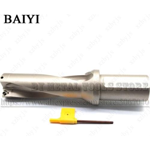 Indexable bit drilling 3D 40mm WC-40-3D-C40 fast U drill for Each WCMX WCMT series insert mechanical Lathe CNC Deep hole drill