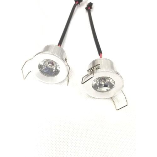 15degress silver spot 10pcs Mini LED Einbaustrahler 3W mit Trafo Stecksystem Einbauspot Deckenspots Einbauleuchten Einbaurahmen