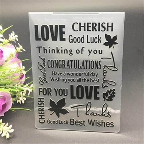 Plastic Embossing Folder Love Heart Template DIY Scrapbooking Card Making Decoration Papercraft